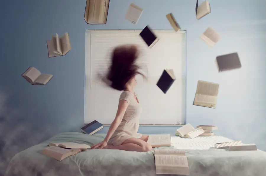 women with books